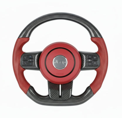 Volante de fibra de carbono para Jeep Wrangler 2011-2017 - Personalizable