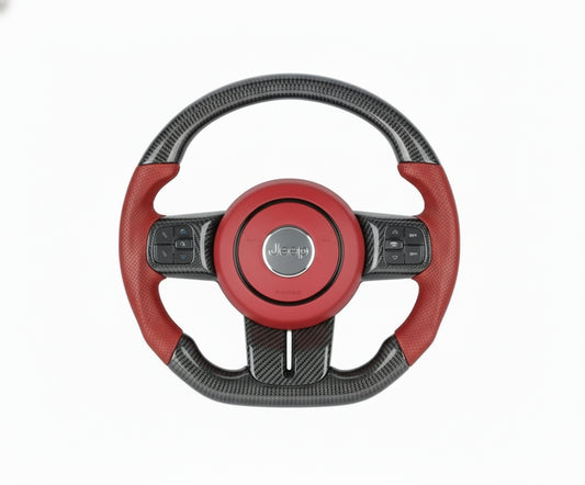 2011-2017 Jeep Wrangler Carbon Fiber Steering Wheel - Customizable