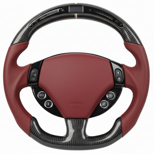 2003–2019 Maserati Quattroporte / GranTurismo / GranCabrio Carbon Fiber Steering Wheel – Customizable
