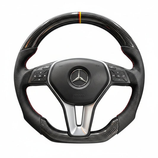 Mercedes-Benz W176 / W204 / W212 / C117 / C218 / X156 / X204 Carbon Fiber Steering Wheel – Customizable
