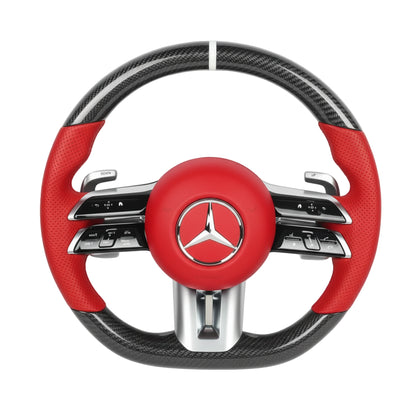 Volante de fibra de carbono Mercedes-Benz 2009-2024 - Personalizable (modelos AMG y no AMG)