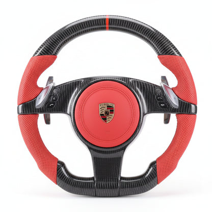 2009–2016 Porsche 911 (991.1) Carbon Fiber Steering Wheel – Customizable