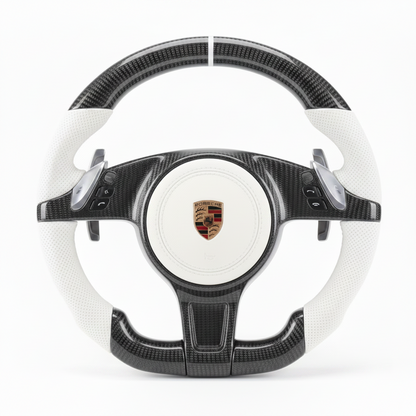 2009–2015 Porsche Boxster (987.2 981) Carbon Fiber Steering Wheel – Customizable