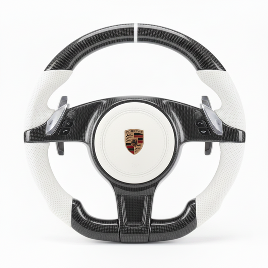 2009–2015 Porsche Boxster (987.2 981) Carbon Fiber Steering Wheel – Customizable