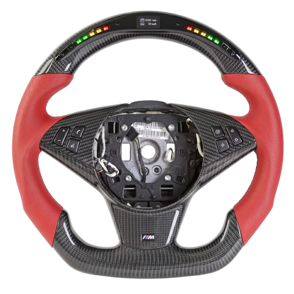 Volante de fibra de carbono para BMW E63 M6 2004-2010 - Personalizable