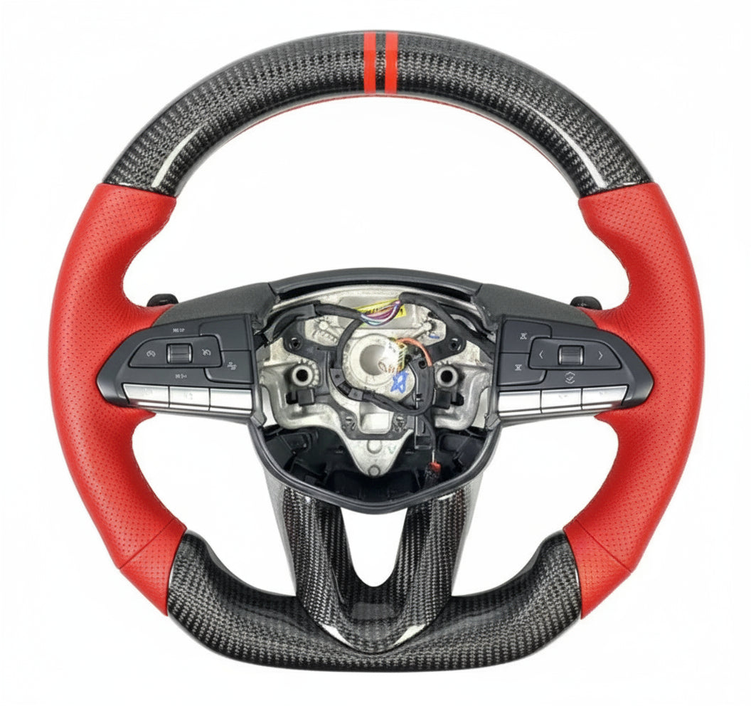 2020-2025 Cadillac Blackwing CT4 CT5 CT6 CTS SRX XT4 XT6 ATSL Carbon Fiber Steering Wheel - Customizable