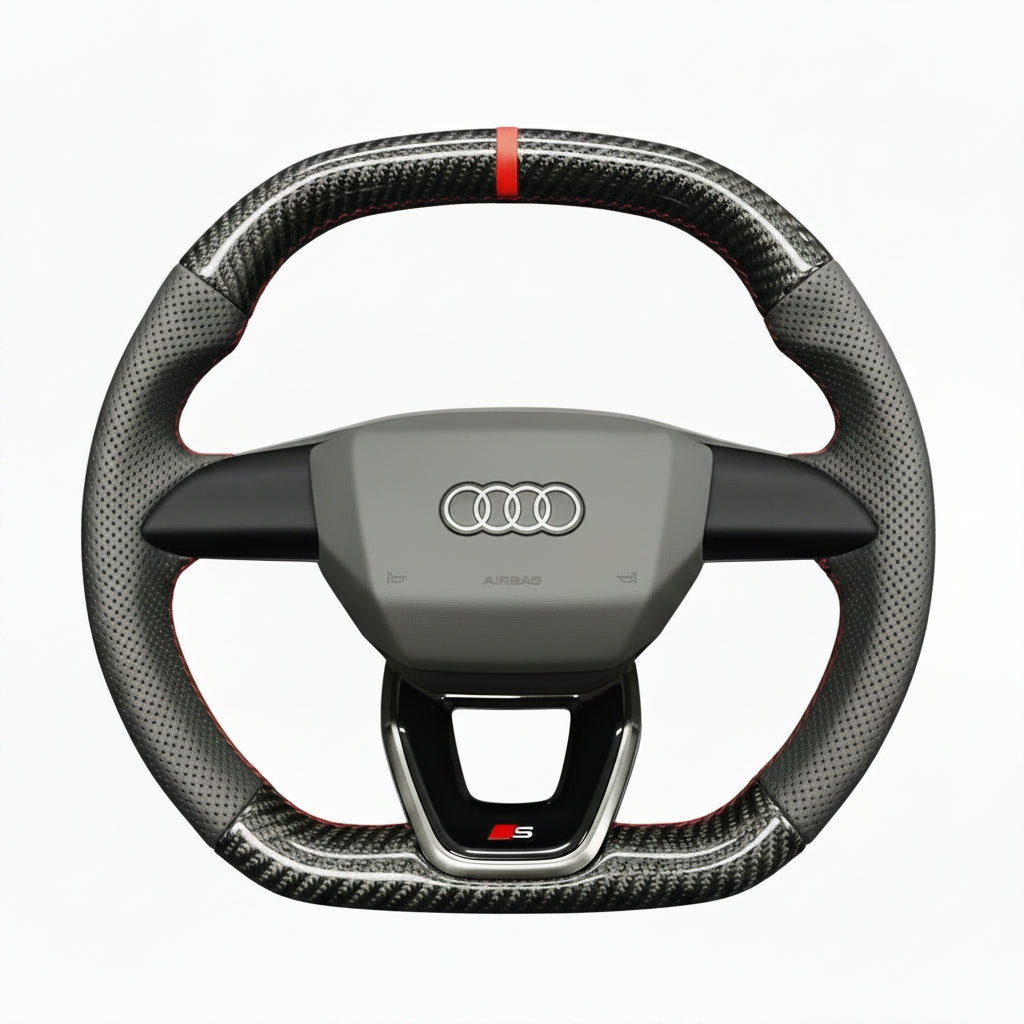 2025+ Audi B10 A5 / S5 / RS5 / RS3 Carbon Fiber Steering Wheel – Customizable