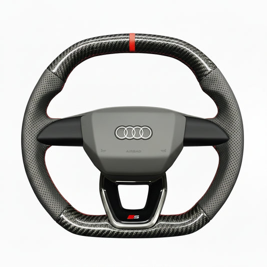 2025+ Audi B10 A5 / S5 / RS5 / RS3 Carbon Fiber Steering Wheel – Customizable