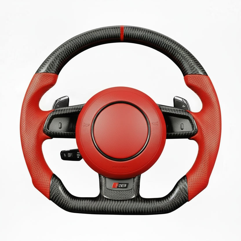 Volante de fibra de carbono Audi R8 2008-2015 - Personalizable