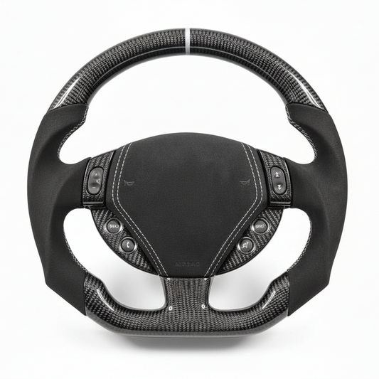 2003–2019 Maserati Quattroporte / GranTurismo / GranCabrio Carbon Fiber Steering Wheel – Customizable