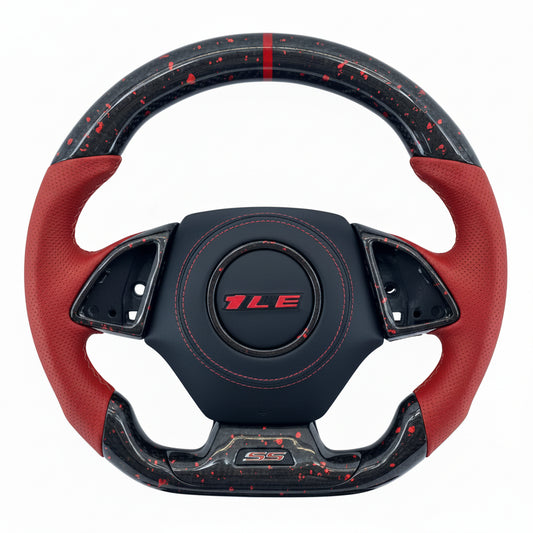 Volante de fibra de carbono Chevrolet Camaro 2016-2024 - Personalizable