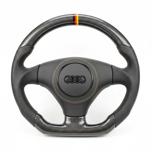 Audi B6/B7 A4 / S4 / RS4 / A6 / S6 / RS6 Carbon Fiber Steering Wheel – Customizable