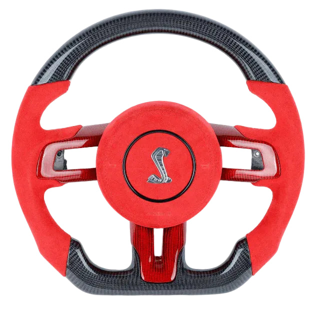 2015-2023 Shelby GT350/GT500 Carbon Fiber Steering Wheel - Customizable