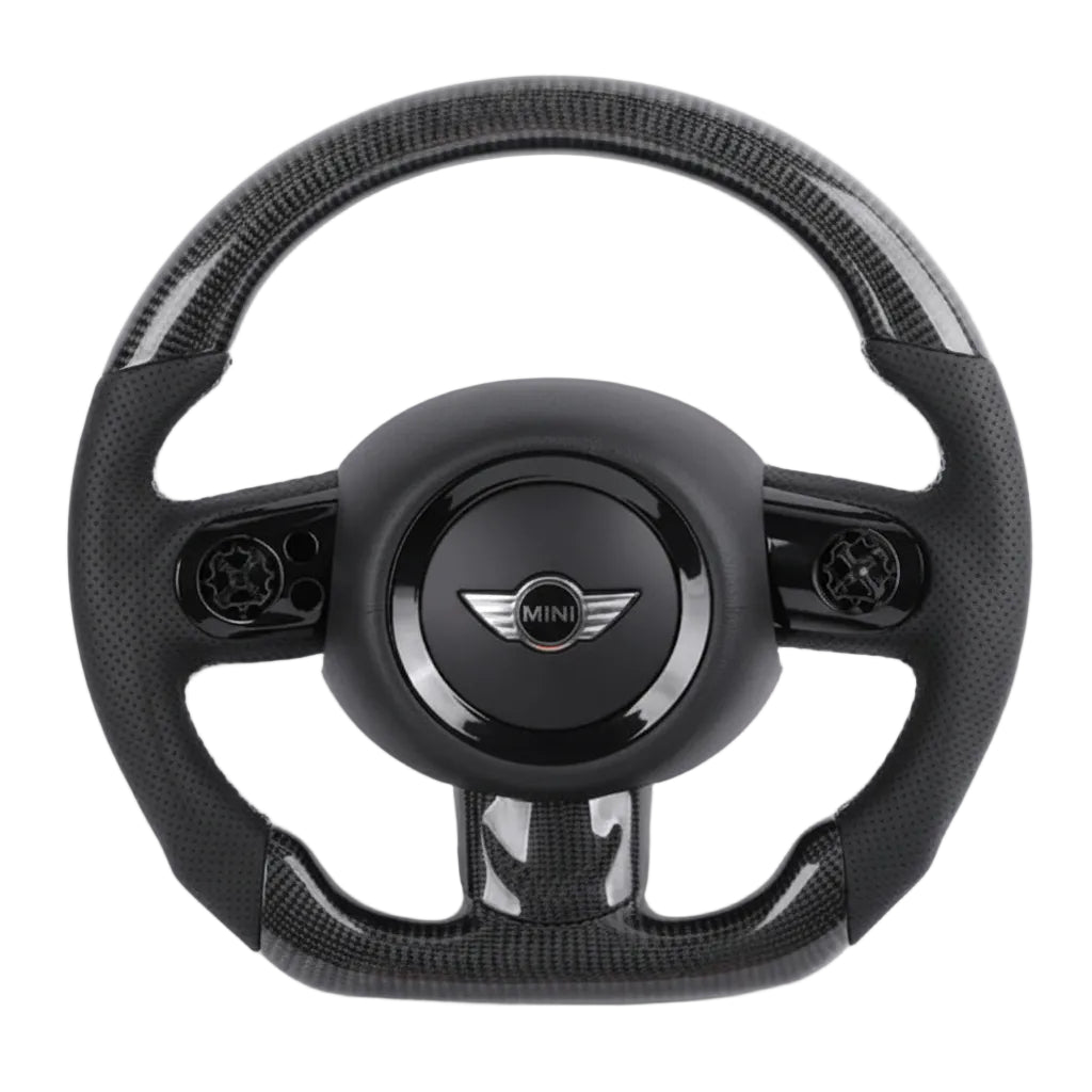 2014+ MINI Cooper F55 / F56 / F57 / F60 Carbon Fiber Steering Wheel – Customizable