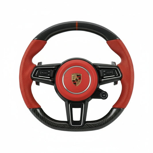 2015-2024 Porsche 911 (992) / Taycan Carbon Fiber Steering Wheel - Customizable