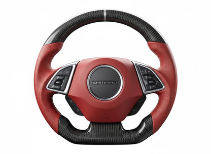 Volante de fibra de carbono Chevrolet Camaro 2016-2024 - Personalizable