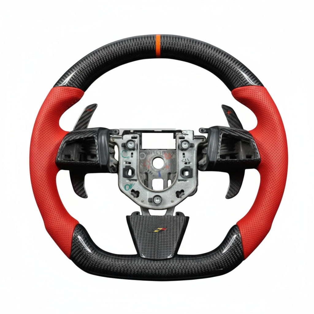 2008-2014 Cadillac CTS/CTS-V Carbon Fiber Steering Wheel - Customizable
