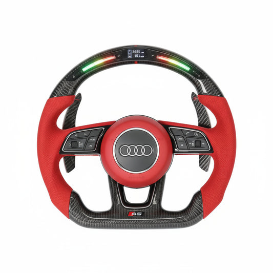 2016-2023 Audi S5 Carbon Fiber Steering Wheel - Customizable