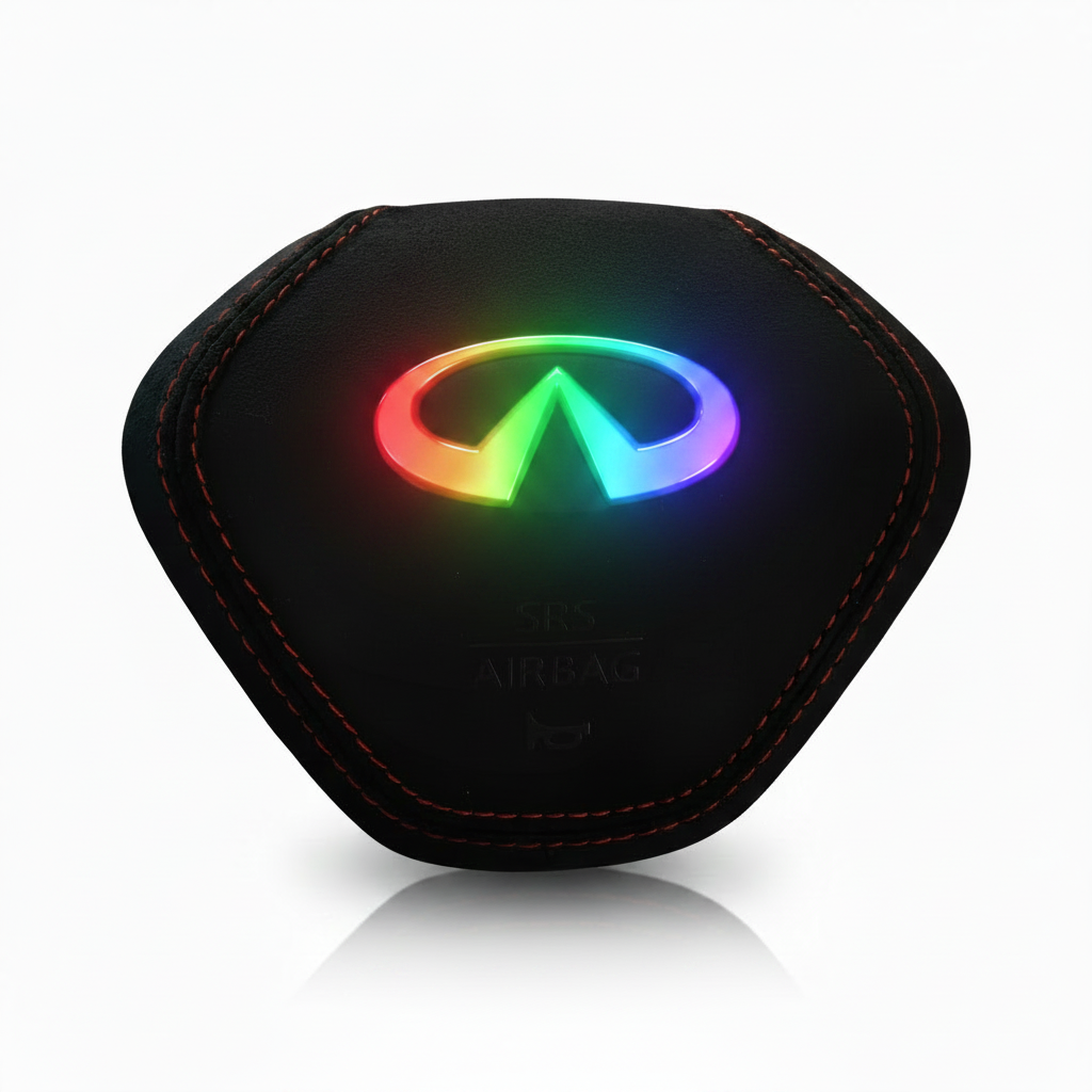 2017–2024 Infiniti Q50 / Q60 RGB LED Airbag Cover – Customizable