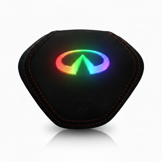 2017–2024 Infiniti Q50 / Q60 RGB LED Airbag Cover – Customizable