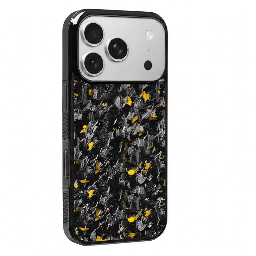 iPhone Colored Flake Forged Carbon Fiber Case