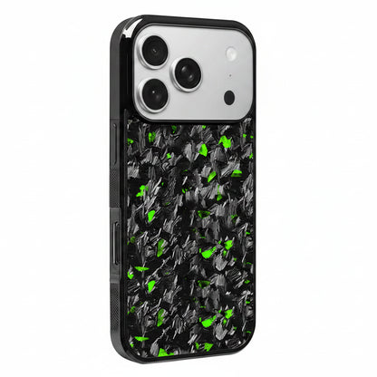iPhone Colored Flake Forged Carbon Fiber Case