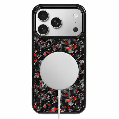 iPhone Colored Flake Forged Carbon Fiber Case