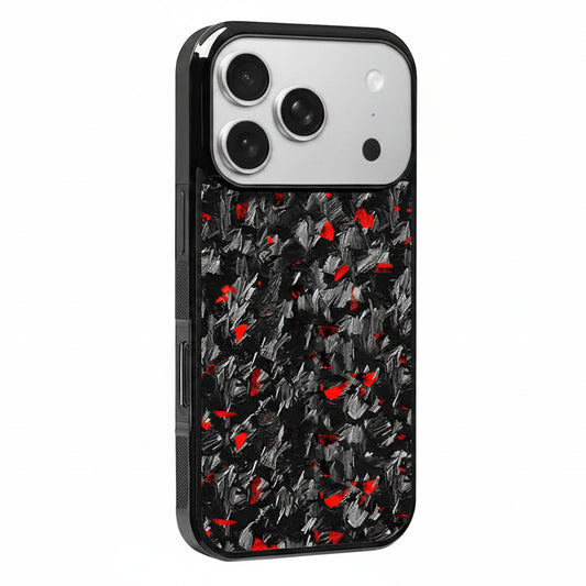 iPhone Colored Flake Forged Carbon Fiber Case