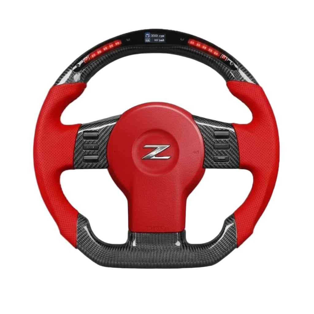 Volante de fibra de carbono Nissan 350Z 2003-2009 - Personalizable