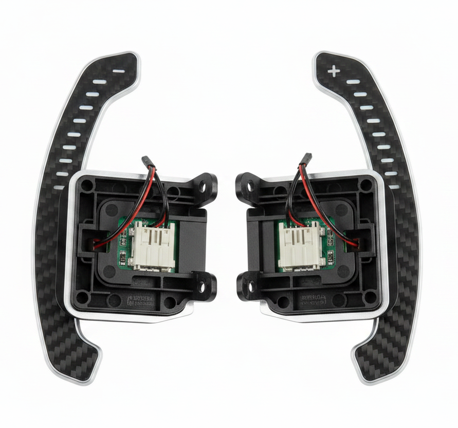 2014–2019 Chevrolet Corvette C7 F1 Series™ LED Magnetic Carbon Fiber Paddle Shifters
