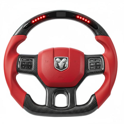 Volante de fibra de carbono para RAM 1500 2500 3500 2012-2018 - Personalizable