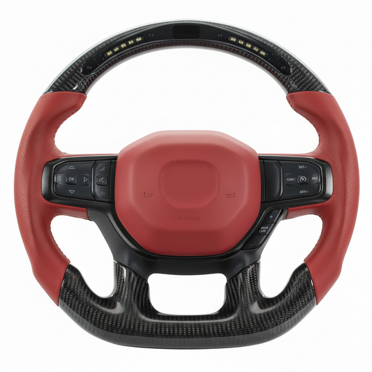 2019-2026 Dodge Ram 1500 / 2500 / 3500 Carbon Fiber Steering Wheel - Customizable
