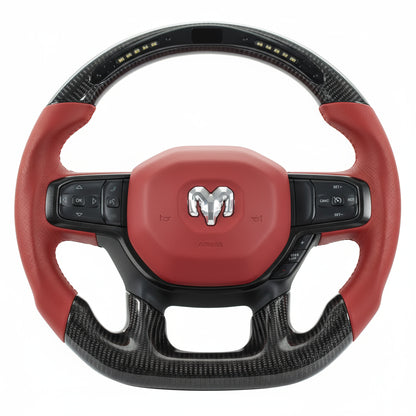 Carbon-Lenkrad für 2019-2025 Dodge Ram 1500 / 2500 / 3500 – anpassbar
