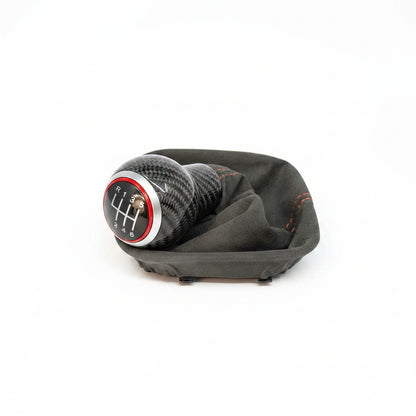 Volkswagen Golf / Jetta MK4 / MK5 / MK6 Carbon Fiber Manual Shift Knob with Custom Boot – Customizable