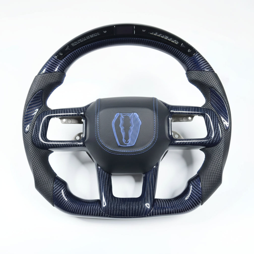 2024+ Ford Mustang Dark Horse Carbonfaser-Lenkrad – Anpassbar